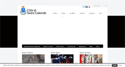 Desktop Screenshot of comune.sesto-calende.va.it